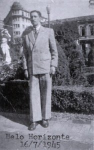 Geraldo Perlingeiro Abreu em Belo Horizonte, em 1945