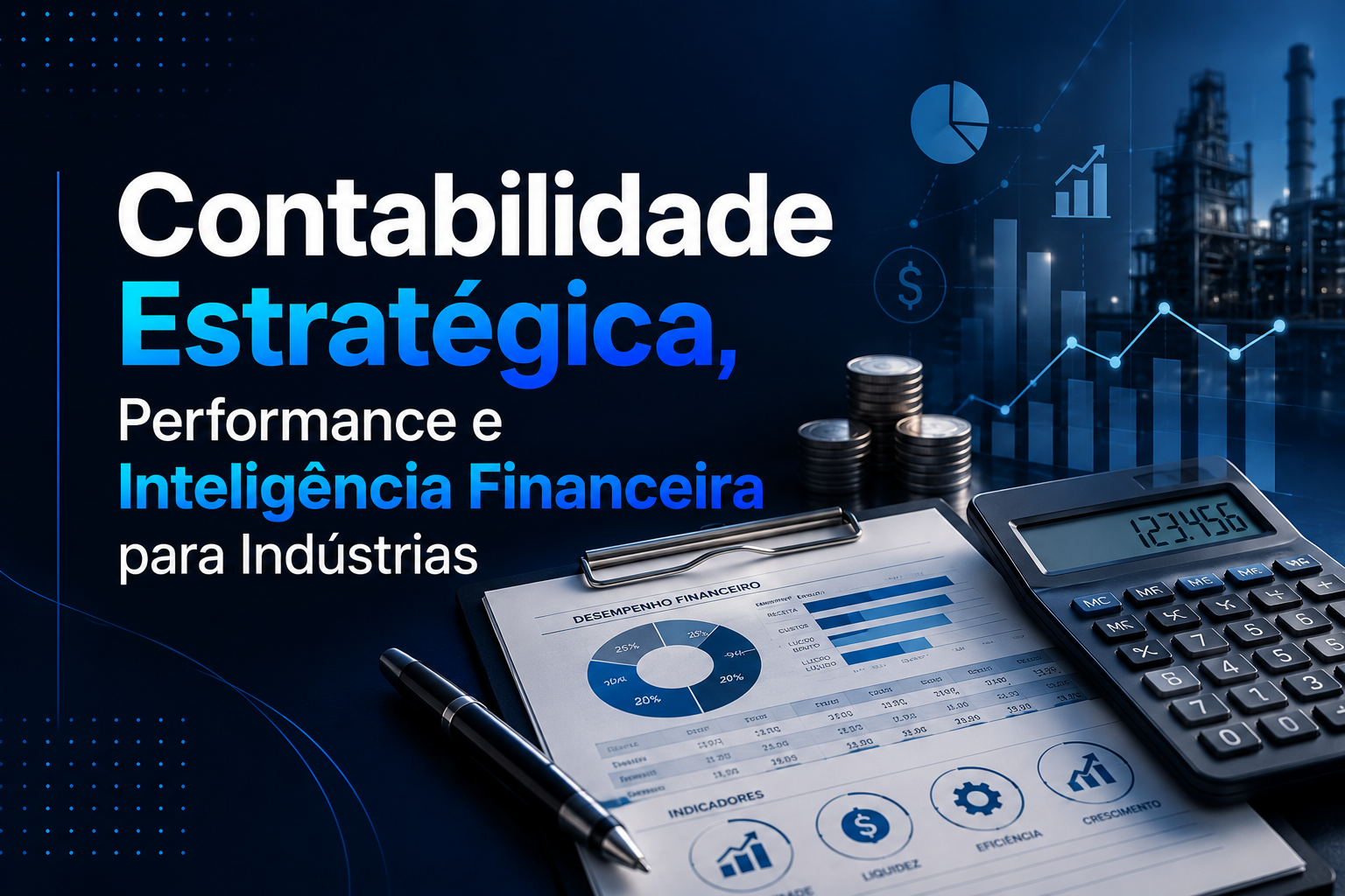 Contabilidade Estratégica, Performance e Inteligência Financeira para Indústrias